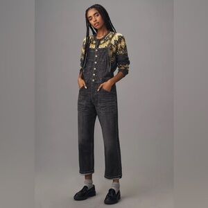 Anthropologie Pilcro And the Letterpress Painter Jean Overalls